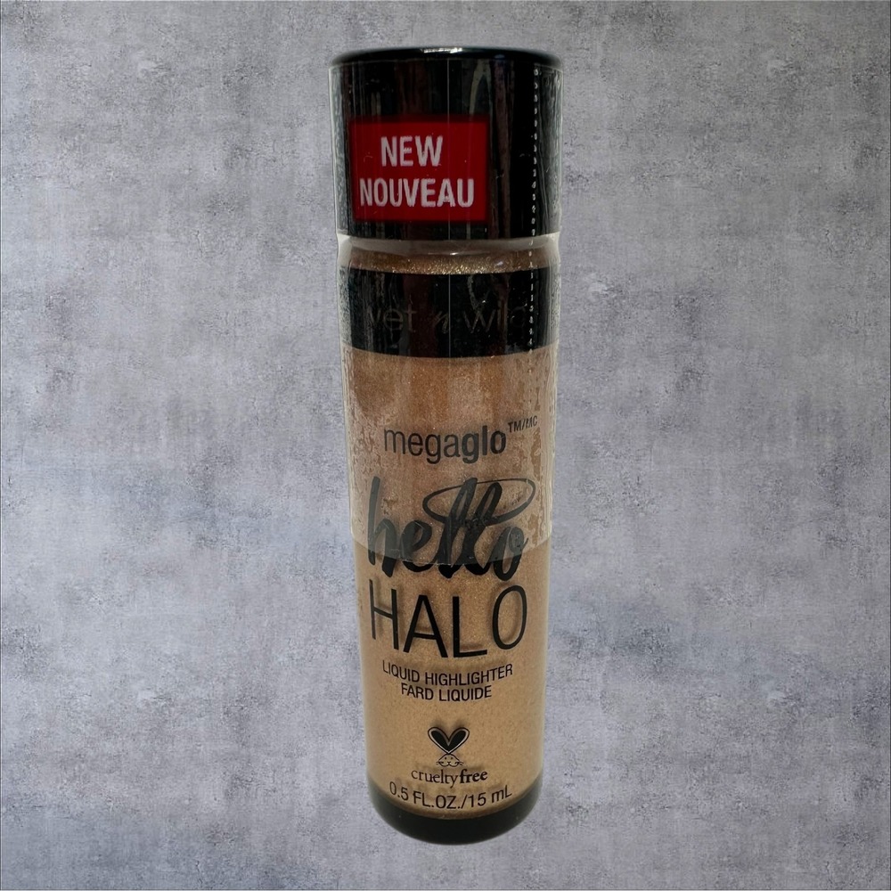 Wet n‎ Wild MegaGlo Hello Halo Liquid Highlighter 0.5oz 309B Goddess Glow NEW